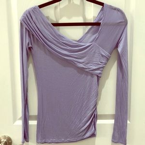 Guess lavender asymmetrical top